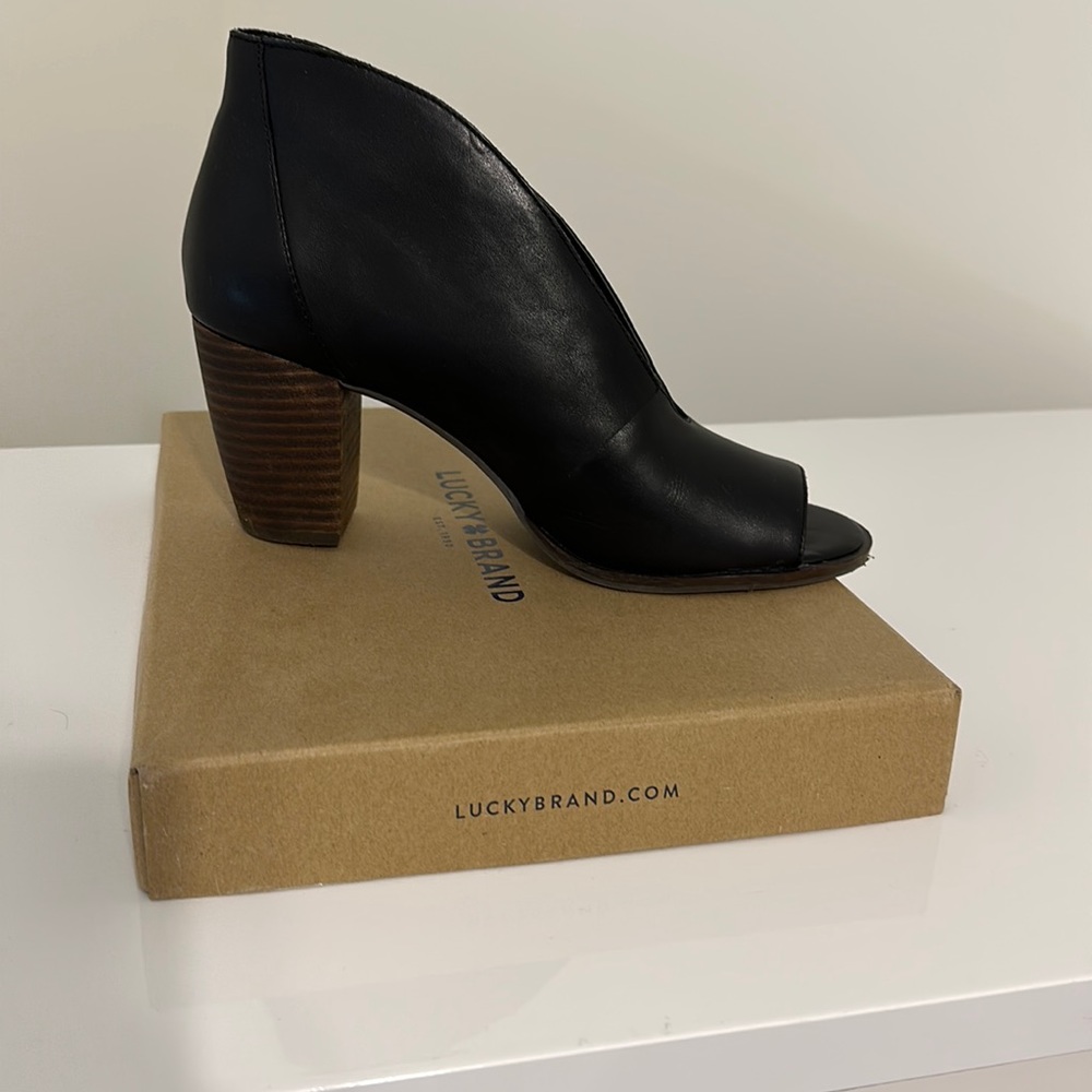 Lucky brand heeled booties